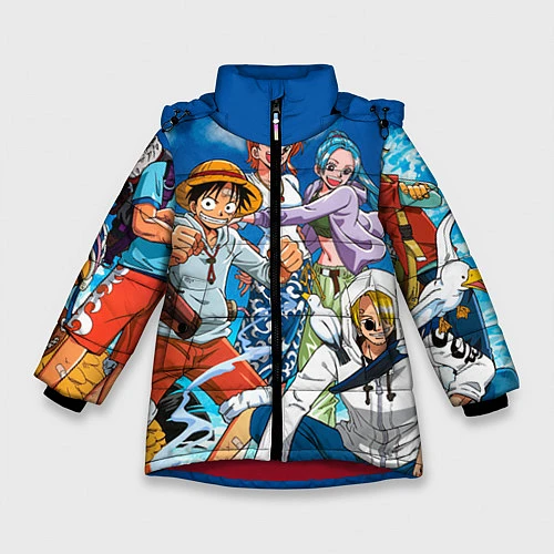 Зимняя куртка для девочки One Piece / 3D-Красный – фото 1