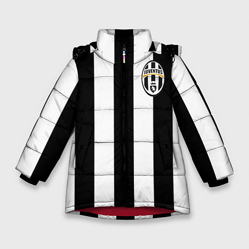 Зимняя куртка для девочки Juventus: Pirlo / 3D-Красный – фото 1