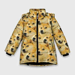 Зимняя куртка для девочки Doge