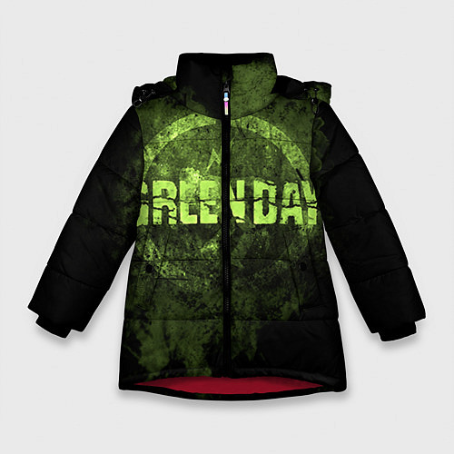 Зимняя куртка для девочки Green Day: Acid Voltage / 3D-Красный – фото 1