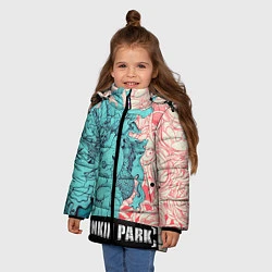 Куртка зимняя для девочки Linkin Park: Sky Girl, цвет: 3D-черный — фото 2