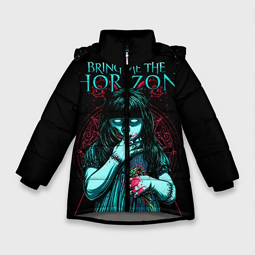 Зимняя куртка для девочки BMTH: Zombie Girl / 3D-Светло-серый – фото 1