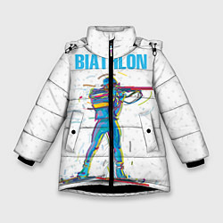 Зимняя куртка для девочки Биатлон
