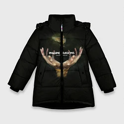 Куртка зимняя для девочки Imagine Dragons: Smoke + Mirrors, цвет: 3D-черный