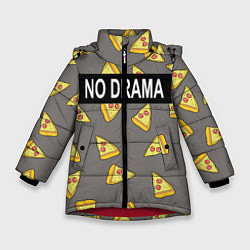 Куртка зимняя для девочки No drama, цвет: 3D-красный