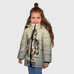 Куртка зимняя для девочки Kurt Art, цвет: 3D-черный — фото 2