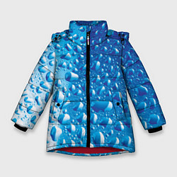 Зимняя куртка для девочки Капли воды