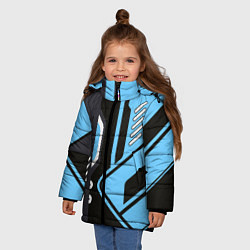 Куртка зимняя для девочки CS:GO Vulcan, цвет: 3D-черный — фото 2