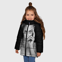 Куртка зимняя для девочки Beyonce Eyes, цвет: 3D-черный — фото 2