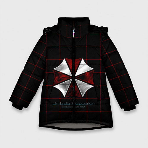 Зимняя куртка для девочки Umbrella Corporation - 2 / 3D-Светло-серый – фото 1
