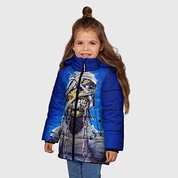 Куртка зимняя для девочки Iron Maiden: Mummy, цвет: 3D-черный — фото 2