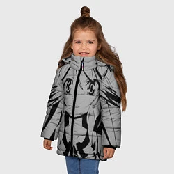 Куртка зимняя для девочки No Game No Life, цвет: 3D-черный — фото 2