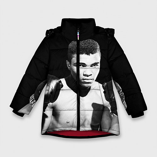 Зимняя куртка для девочки Muhammad Ali / 3D-Красный – фото 1