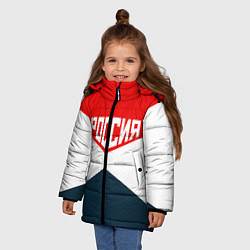 Куртка зимняя для девочки Форма России, цвет: 3D-светло-серый — фото 2