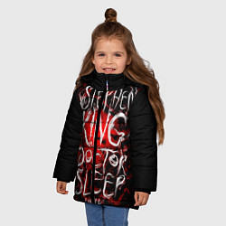 Куртка зимняя для девочки Doctor Sleep, цвет: 3D-черный — фото 2