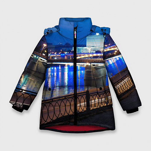 Зимняя куртка для девочки Москва / 3D-Красный – фото 1