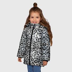 Куртка зимняя для девочки White Jaguar, цвет: 3D-черный — фото 2