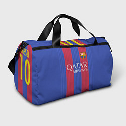 Сумки спортивные FCB Messi: Qatar Airways, цвет: 3D-принт