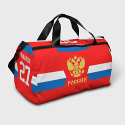 Сумки спортивные Сборная РФ: #27 PANARIN, цвет: 3D-принт