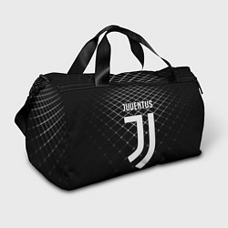Сумки спортивные FC Juventus: Black Lines, цвет: 3D-принт