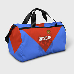 Сумки спортивные Russia Red & Blue, цвет: 3D-принт