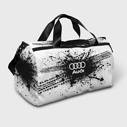 Сумки спортивные Audi: Black Spray, цвет: 3D-принт