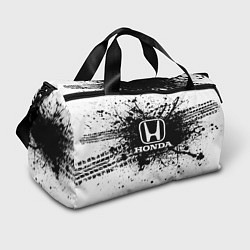 Сумки спортивные Honda: Black Spray, цвет: 3D-принт