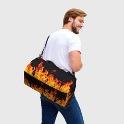 Сумки спортивные ОГНЕННЫЙ, цвет: 3D-принт — фото 2