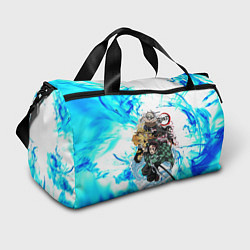 Сумки спортивные КЛИНОК РАССЕКАЮЩИЙ ДЕМОНОВ, цвет: 3D-принт