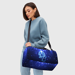 Сумки спортивные Неоновый тигр, цвет: 3D-принт — фото 2