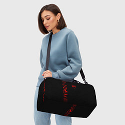 Сумки спортивные DUCATI BLACK RED LINE, цвет: 3D-принт — фото 2