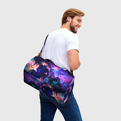 Сумки спортивные НЕОНОВЫЕ КОСМОС NEON SPACE, цвет: 3D-принт — фото 2