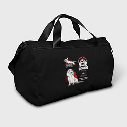Сумки спортивные Собака Такса Dachshund, цвет: 3D-принт