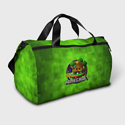 Сумки спортивные Minecraft Logo Green, цвет: 3D-принт
