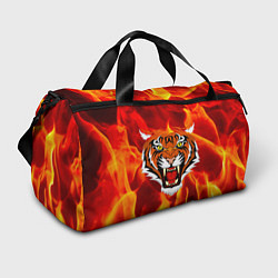 Сумки спортивные Fire Tiger Face 2022, цвет: 3D-принт