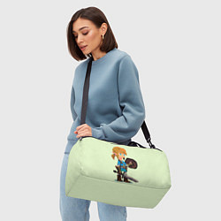 Сумки спортивные Милый Линк, цвет: 3D-принт — фото 2