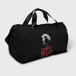 Сумки спортивные Punks Not Dead, цвет: 3D-принт
