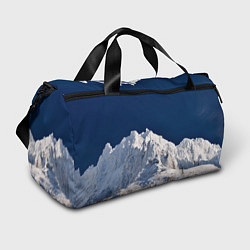 Сумки спортивные Снежные горы, синие небо, цвет: 3D-принт