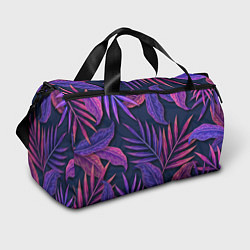 Сумки спортивные Neon Tropical plants pattern, цвет: 3D-принт