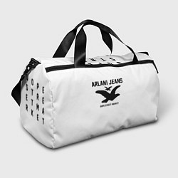 Сумки спортивные Узор White Orlani Jeans Dope Street Market, цвет: 3D-принт