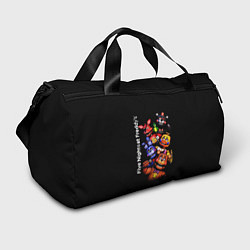 Сумки спортивные Five Nights at Freddys - FNAF - персонажи игры, цвет: 3D-принт