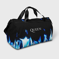 Сумки спортивные Queen Blue Fire, цвет: 3D-принт