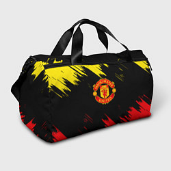 Сумки спортивные Manchester united Texture, цвет: 3D-принт