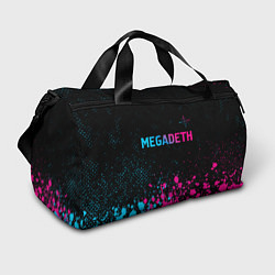 Сумки спортивные Megadeth - neon gradient, цвет: 3D-принт