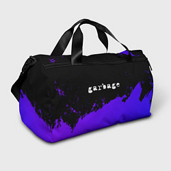 Сумки спортивные Garbage purple grunge, цвет: 3D-принт