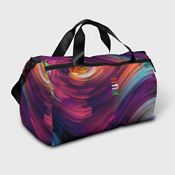 Сумки спортивные Разноцветная экспрессивная композиция - Milano, цвет: 3D-принт