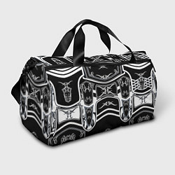 Сумки спортивные ЧБ рыцарь, цвет: 3D-принт