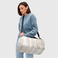 Сумки спортивные Абстрактные линии на светлом фоне, цвет: 3D-принт — фото 2