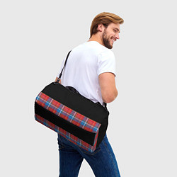 Сумки спортивные Классическая шотландка, цвет: 3D-принт — фото 2