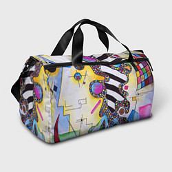 Сумки спортивные Василий Кандинский Абстрактная композиция, цвет: 3D-принт
